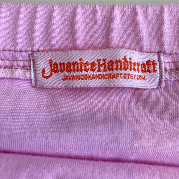 A line Skirt diagonal detail Pink Small - Picture 4 of 4